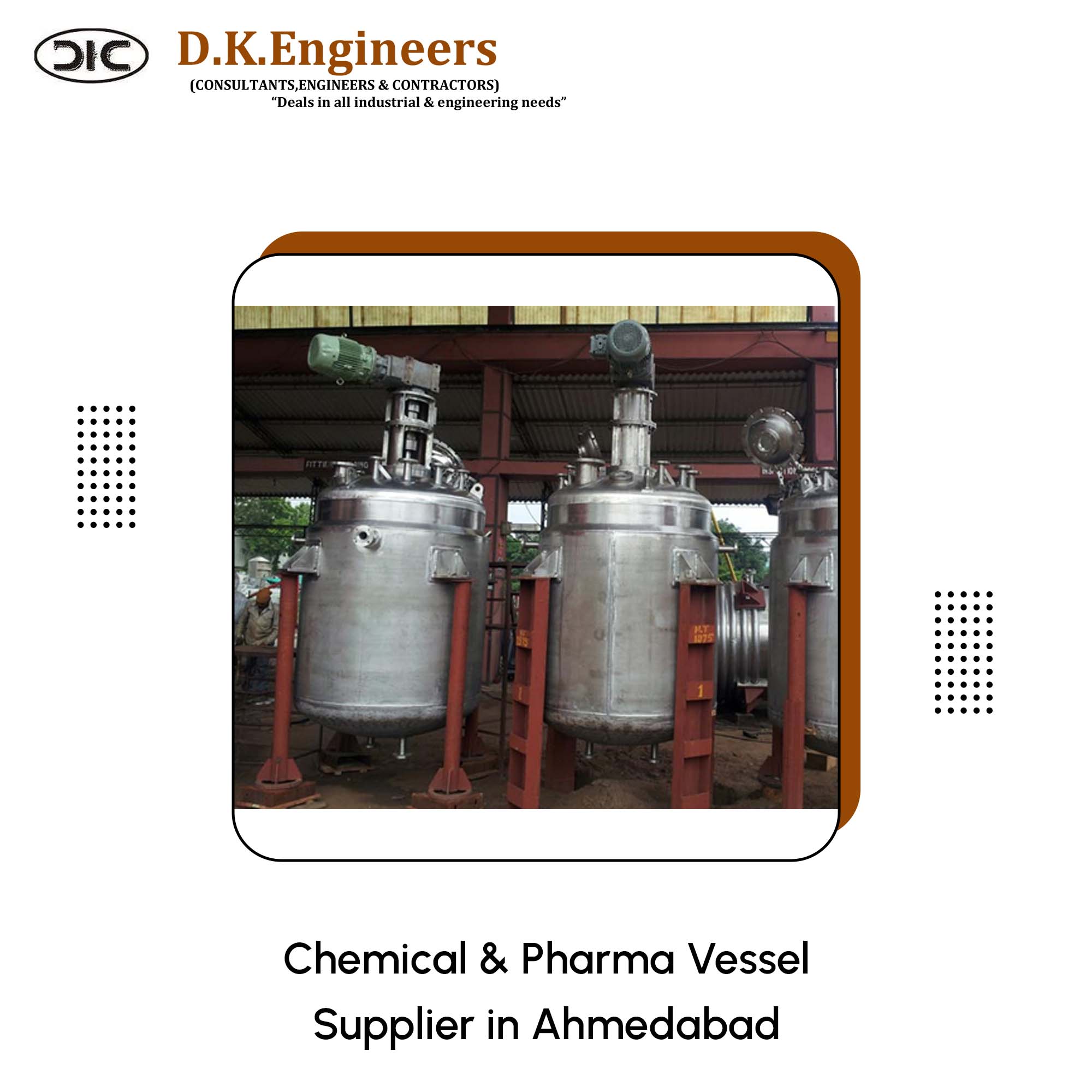 Chemical & Pharma Vessel Supplier in Ahmedabad