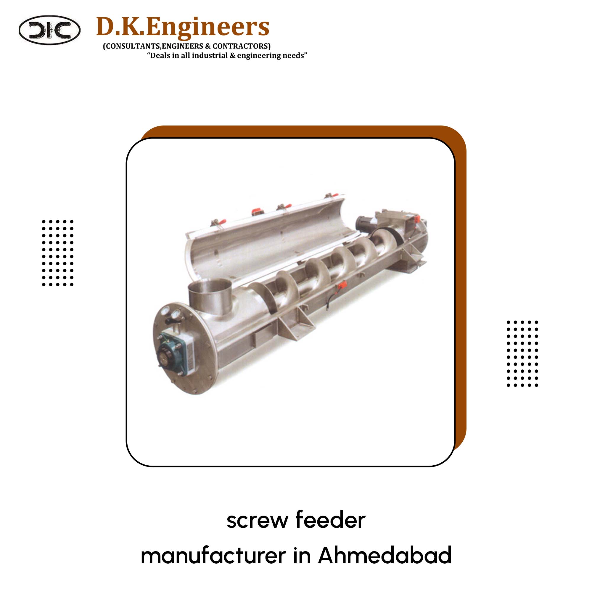 screw feeder manufacturer in Ahmedabad